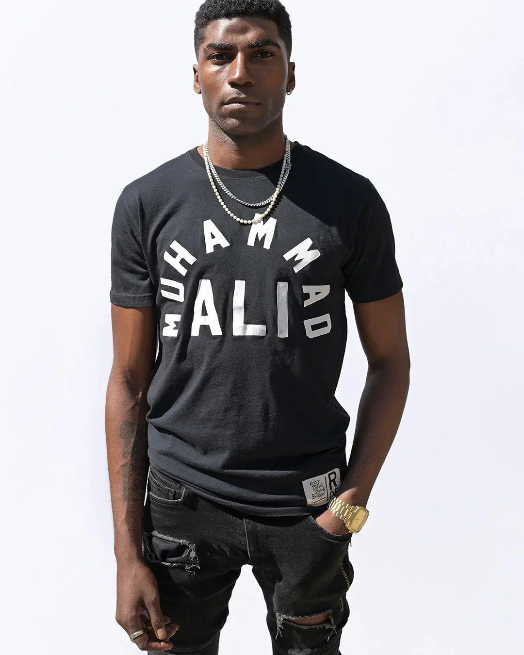 Ali Champ Is Back Black Tee
