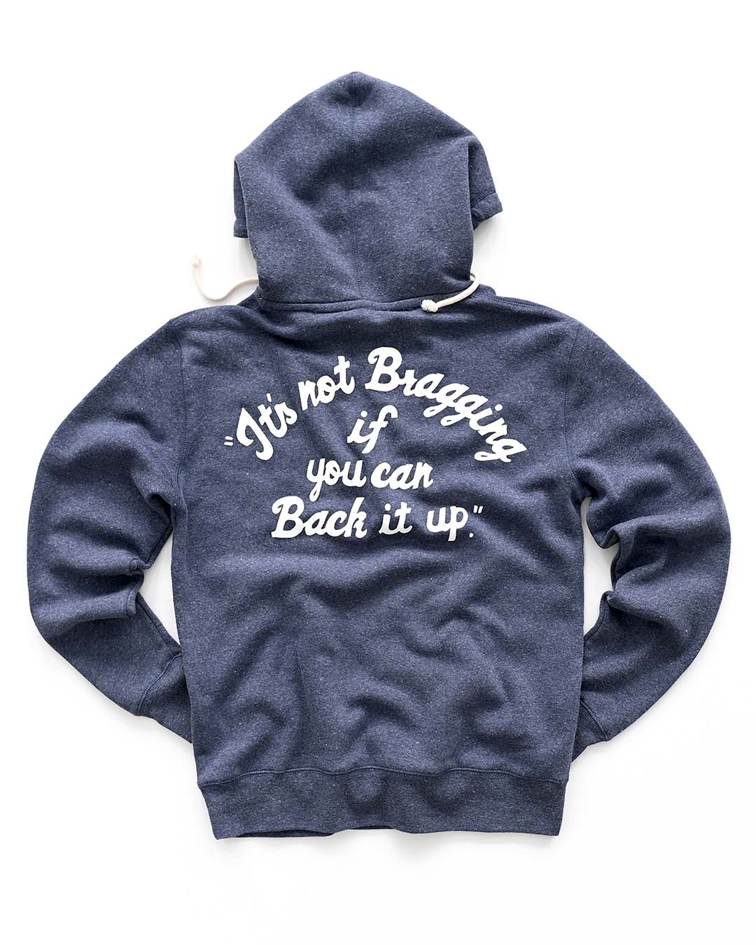 Ali LK 'It's not bragging' Navy PO Hoody - Image 2