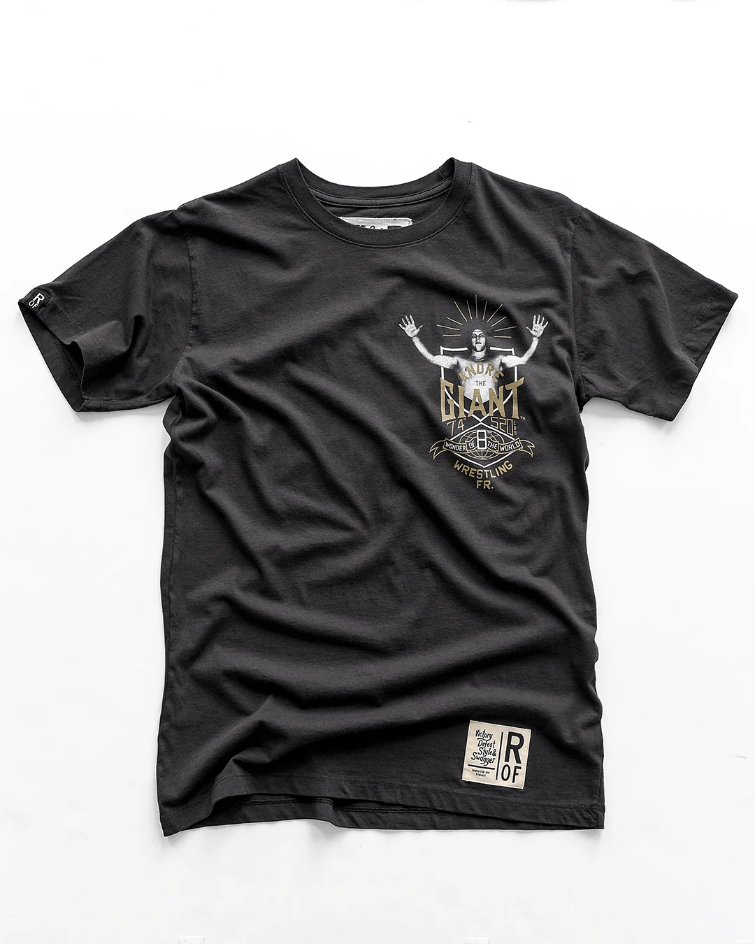 Andre The Giant Eighth Wonder Black Tee - Image 4