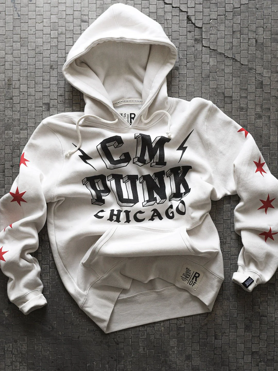 CM Punk Chicago White PO Hoody