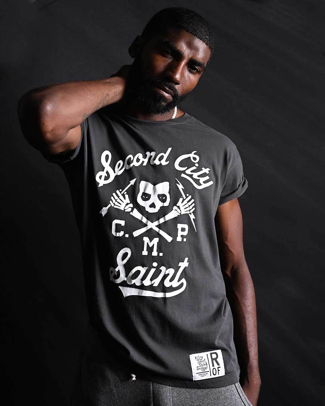 CM Punk 'Second City Saint' Black Tee