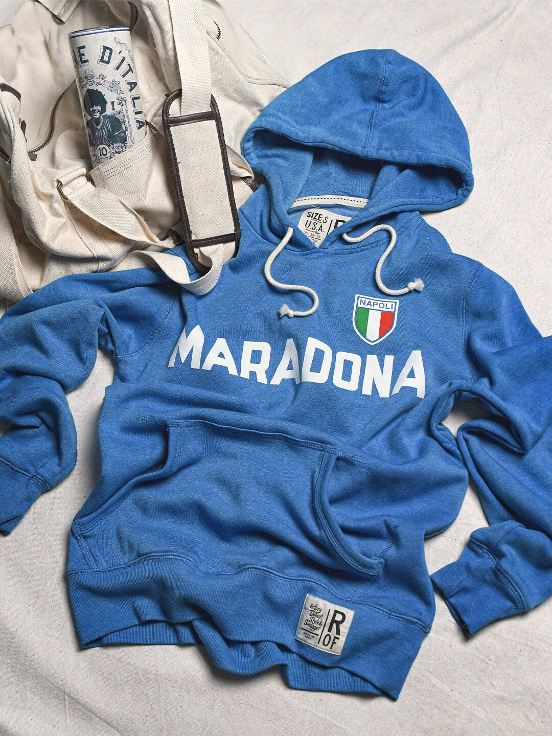 Maradona Napoli #10 Blue PO Hoody