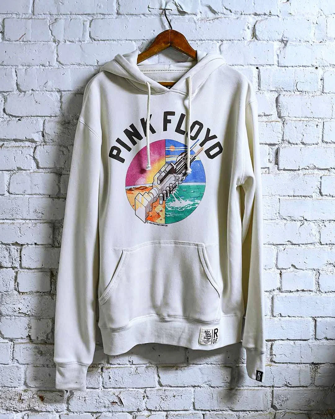 Pink Floyd Wish You Were Here White PO Hoody
