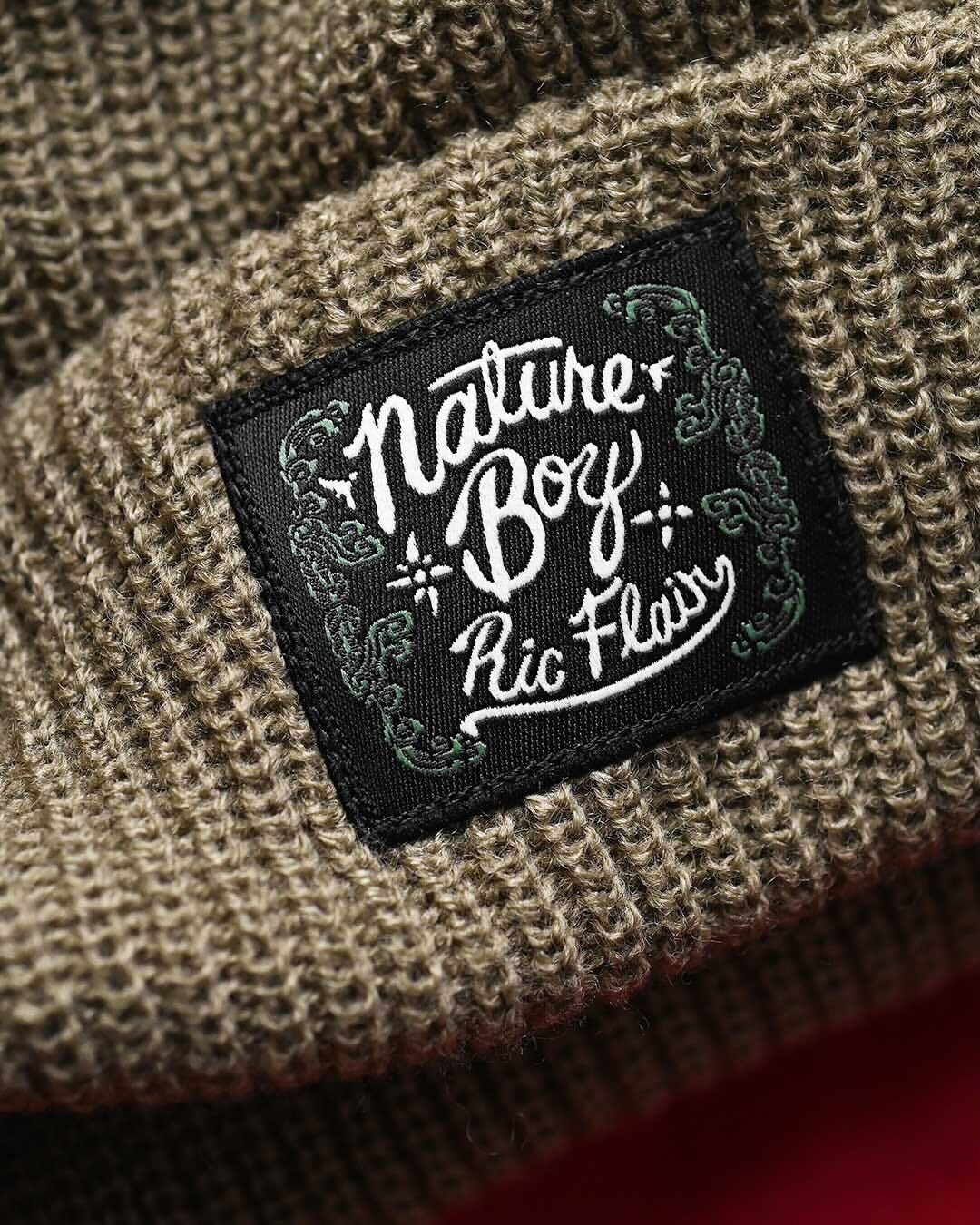 Ric Flair Nature Boy Olive Beanie - Image 3