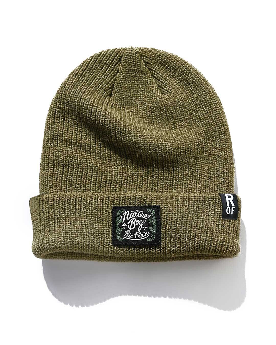 Ric Flair Nature Boy Olive Beanie - Image 4