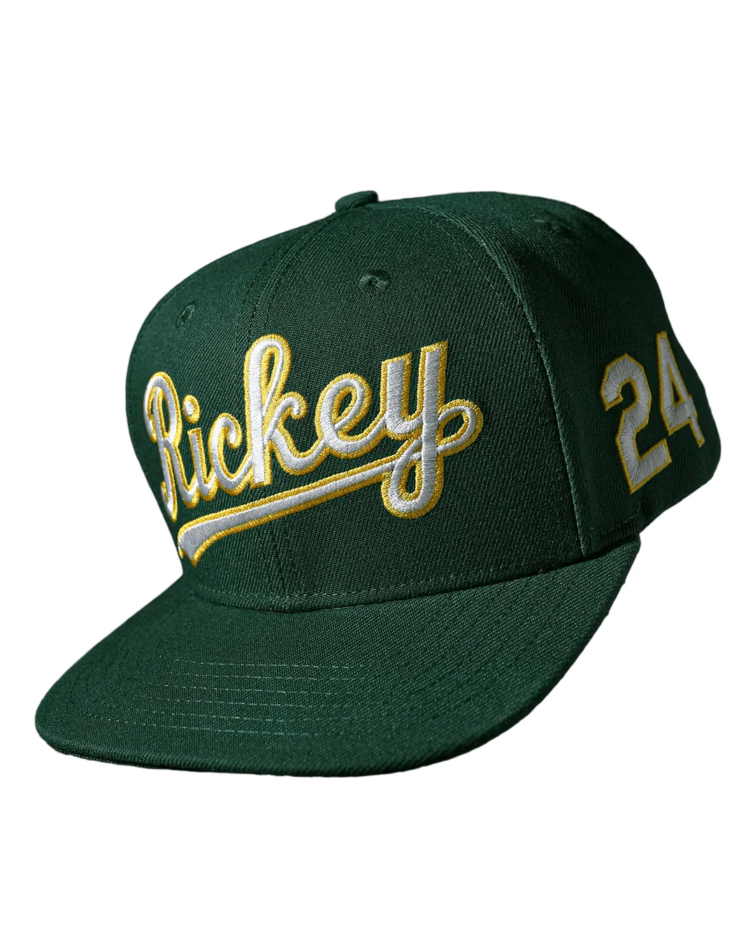 Rickey Henderson #24 Oakland Snapback Hat - Image 2
