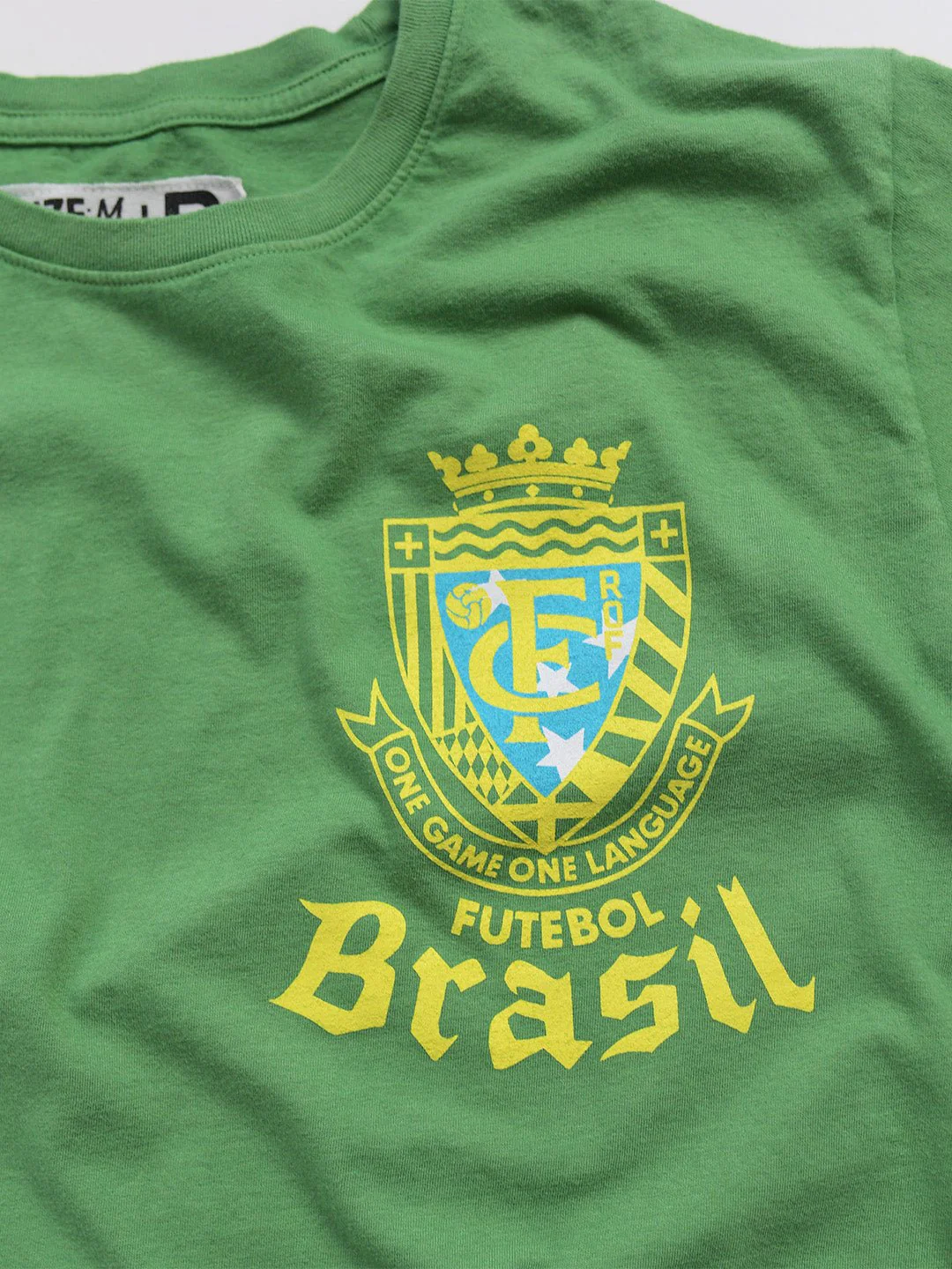 ROF Brasil Futebol One Language Green Tee - Image 2