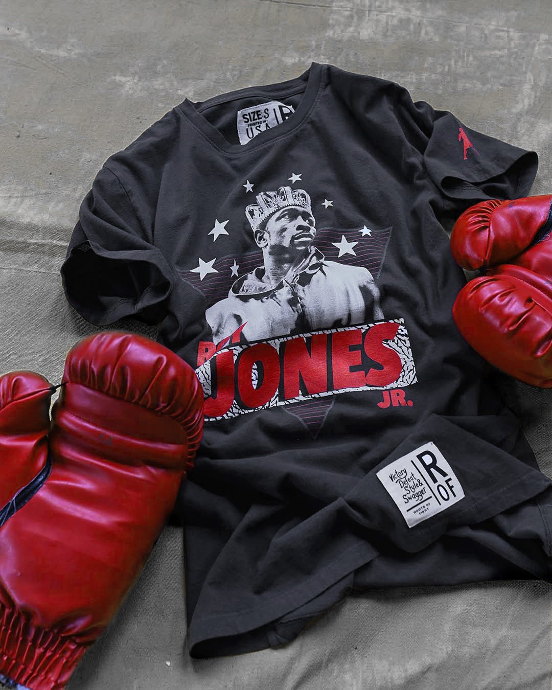 Roy Jones Jr. 9x Champ Black Tee