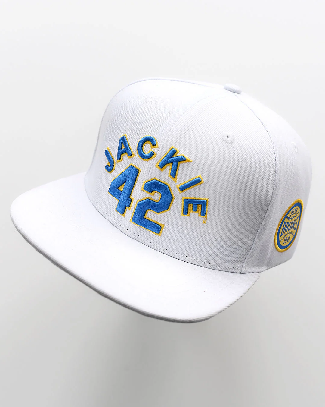 UCLA - Robinson Legacy #42 White Snapback Hat - Image 2