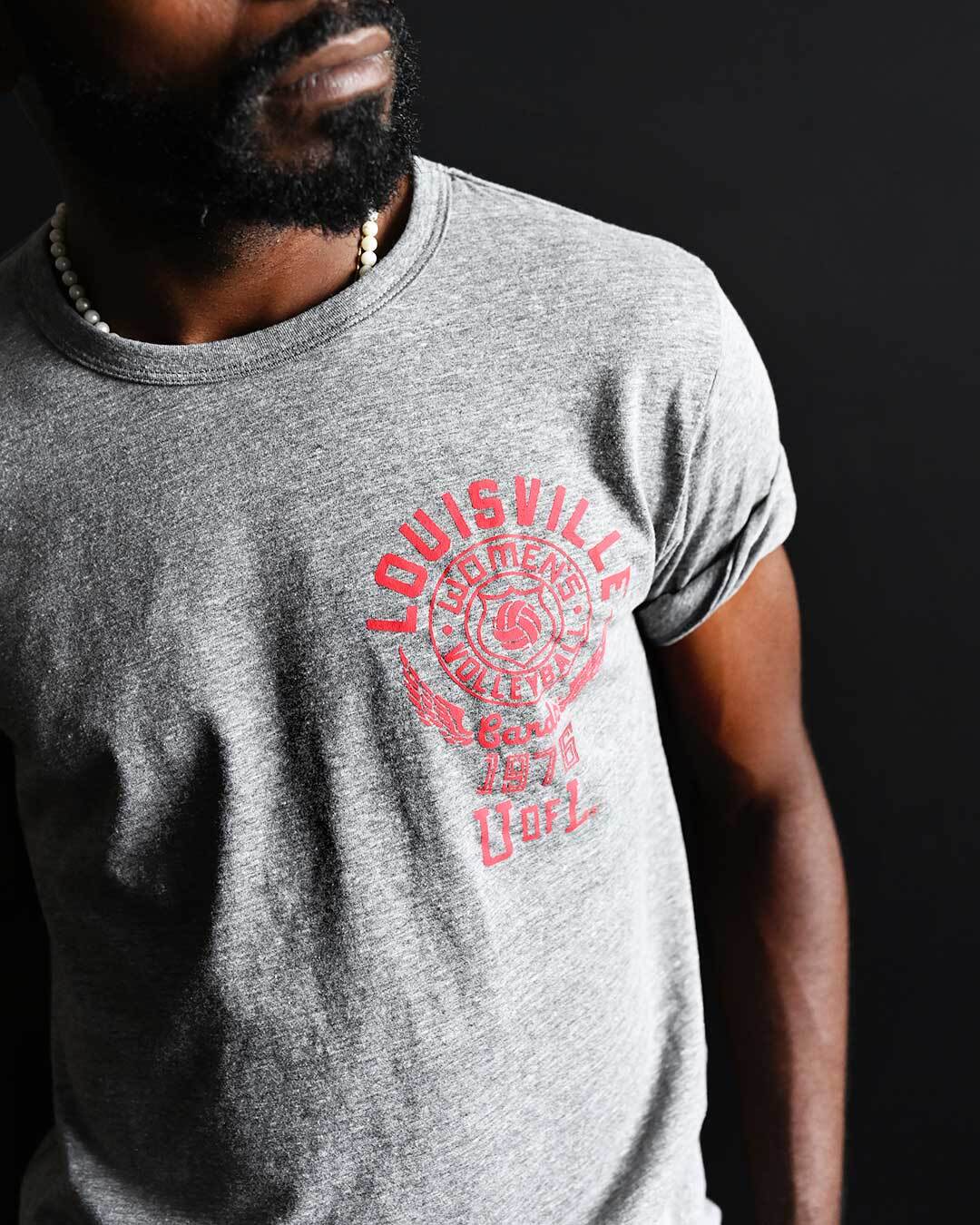 UofL - Louisville Volleyball Grey Tee