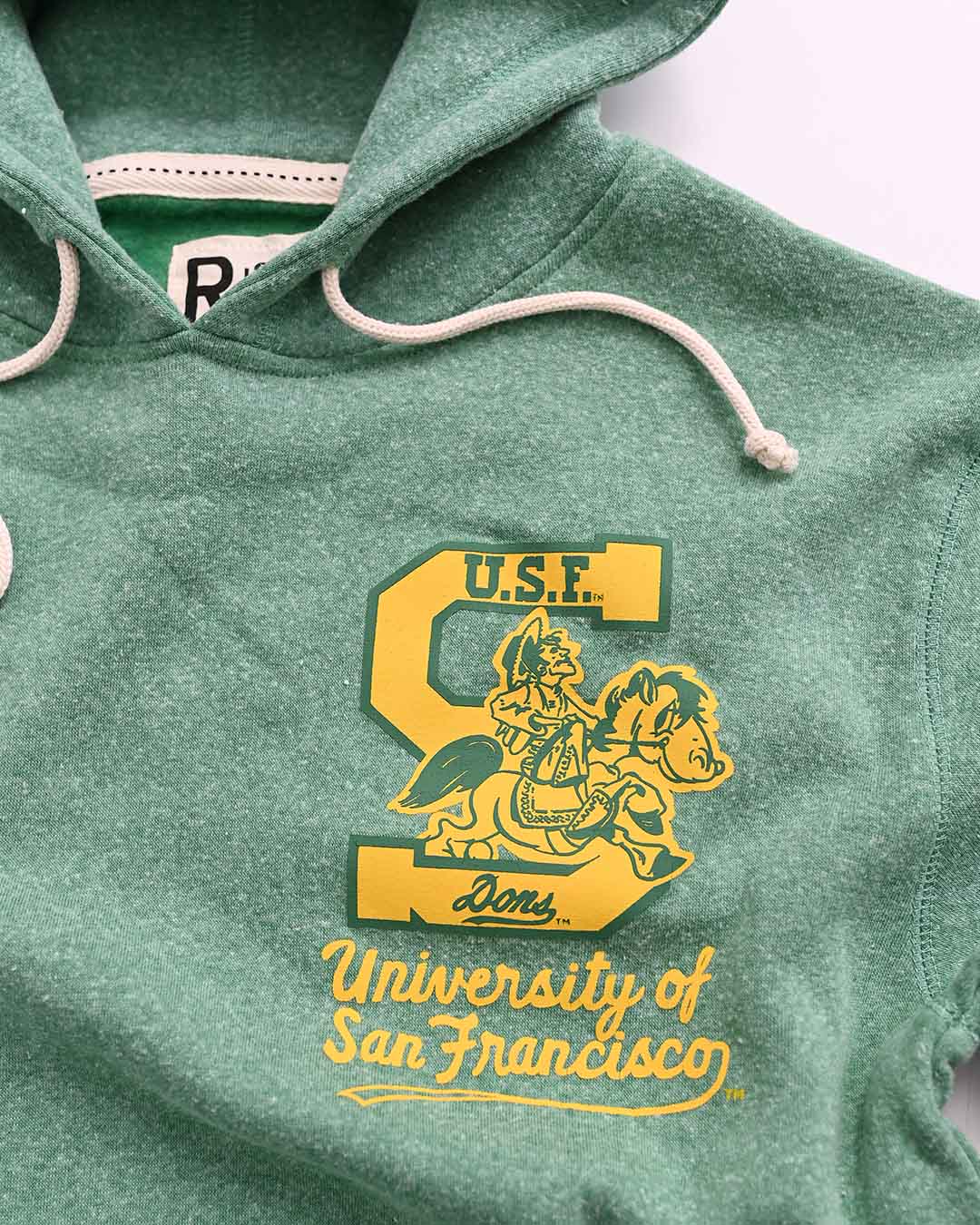 USF - San Francisco Dons Green Hoody - Image 2