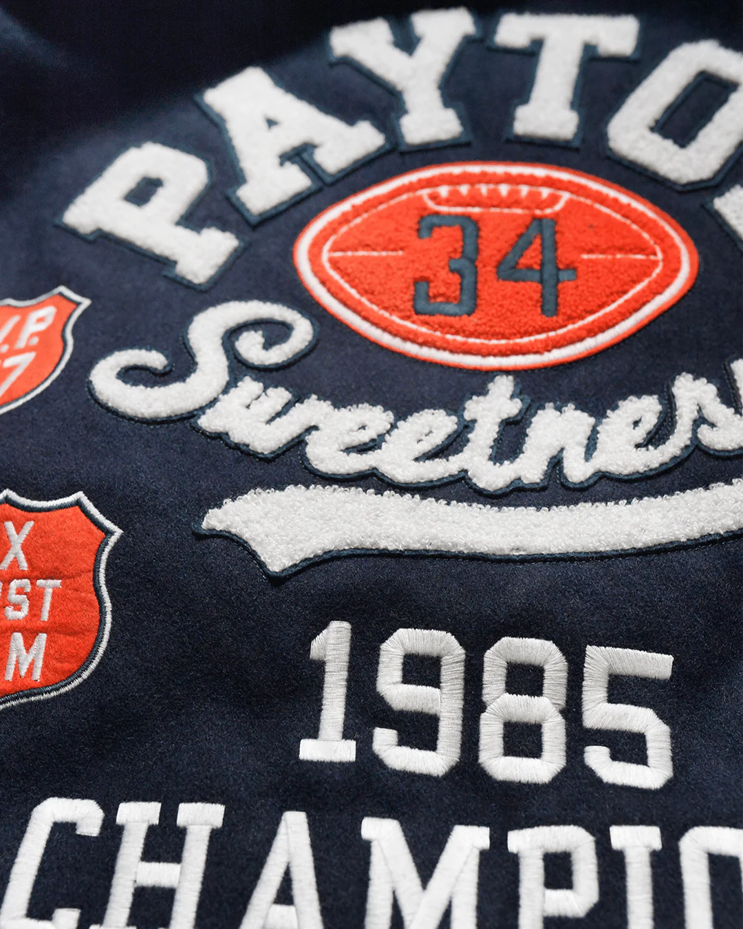 Walter Payton Legacy Navy Varsity Jacket - Image 4